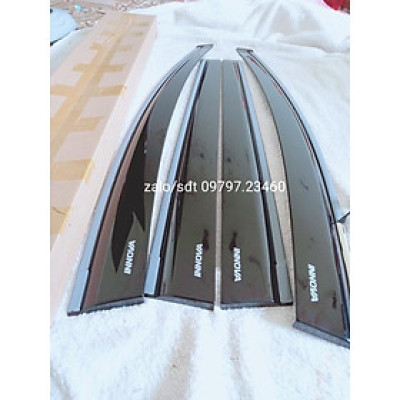 Vè che mưa iNNOVA 2019-2022 chỉ inox cao cấp, đổi lại và hoàn tiền trong 30 ngày nếu không hài lòng