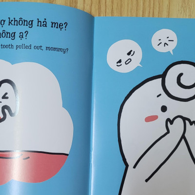 Sách Ehon Miu Miu Tự Lập Phần 1 Song Ngữ - Thay Răng Sữa