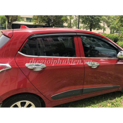 Bộ vè che mưa ABS Hyundai i10 Hatchback 2012–2018 cao cấp