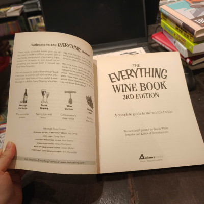 Sách - The Everything Wine Book: A Complete Guide to the World of Wine by David White