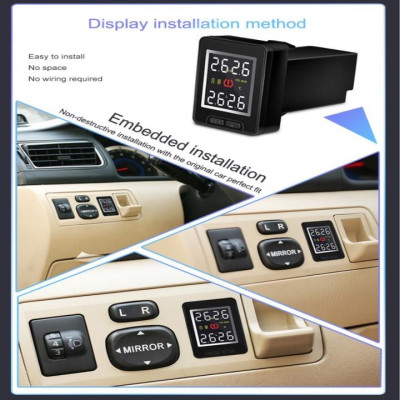 Bộ cảm biến áp suất lốp van trong, gắn nút chờ sẵn trên các xe ô tô. Thương hiệu cao cấp Careud 