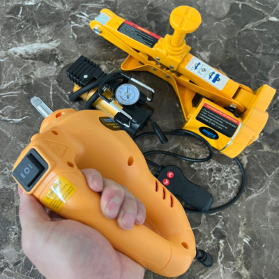 Bộ nâng kích gầm điện, kiêm máy bơm lốp và máy siết ốc ô tô đa năng 3 trong 1 ROGTZ TY-EJ06 tải trọng 2 tấn - Hàng Nhập Khẩu (Bảo hành 2 năm)