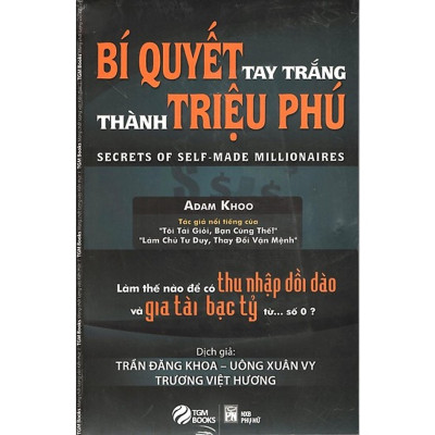  Combo 2 cuốn Bí Quyết Gây Dựng Cơ Nghiệp Bạc Tỷ, Bí Quyết Tay Trắng Thành Triệu Phú ( IPM)