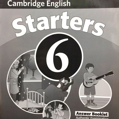 Cambridge Young Learners English Tests 6 Starters Answer Booklet