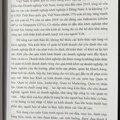 Sách - Giáo Trình Khởi Sự Kinh Doanh