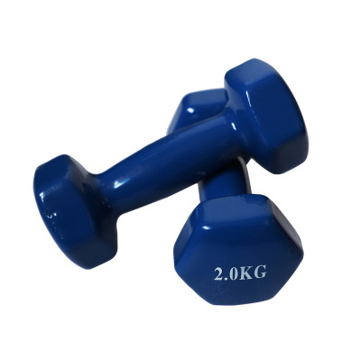 Bộ Tạ Tay 2kg Bọc Cao Su Trơn Lõi Thép Cao Cấp Chính Hãng Đại Nam Sport (Tổng 4kg)-Giao Màu Ngẫu Nhiên