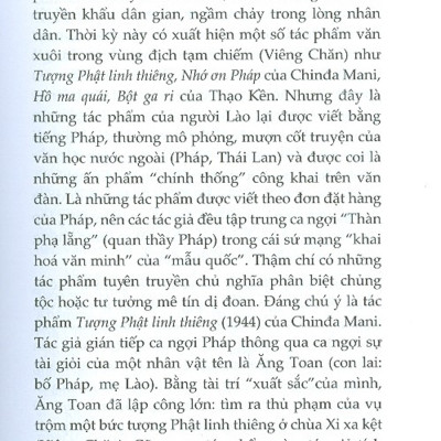 Diện Mạo Văn Học Cận Hiện Đại Lào - Tập 2