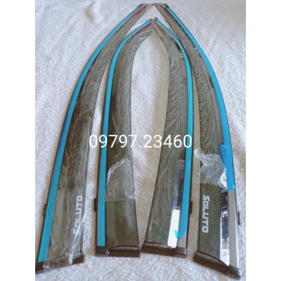 Vè che mưa Kia Soluto 2018-2022 chỉ mạ crom cao cấp, chất liệu dày, có vi deo rivew sản phẩm