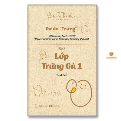 Sách - Lớp Trứng Gà 1 - 3 - 4 Tuổi - Tập 3 - Thái Hà Books