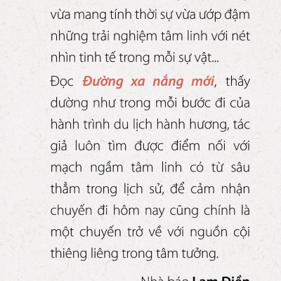 Đường Xa Nắng Mới - Nguyễn Tường Bách