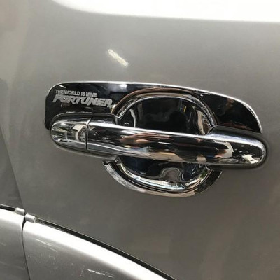 Ốp Tay Và Hõm Cửa Xe FORTUNER 2017 2018 2019 2020 2021 Mạ Crom