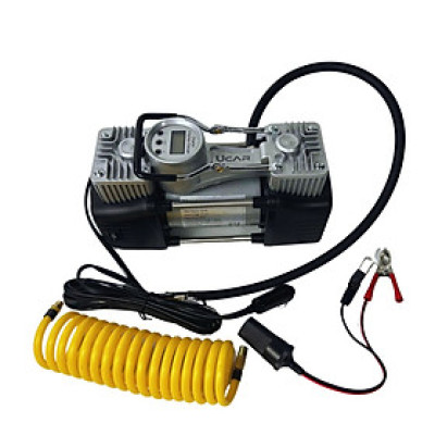 Máy Bơm Lốp Ô Tô 2 Xi Lanh UCAR Air Compressor - Đồng Hồ Kỹ Thuật Số, Tự Động Ngắt Khi Đạt Áp Suất, Công Suất Mạnh Xiaomi