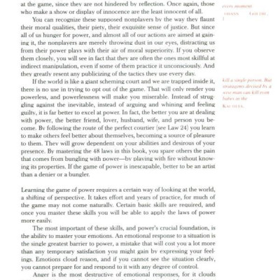 The 48 Laws Of Power