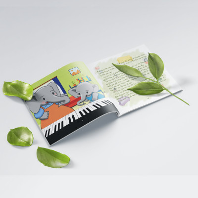 Sách rèn luyện kỹ năng cho bé từ 0 - 8 tuổi - Truyện Tranh Chuyện cỏn chuyện con - tập 1 (Voi Con Tinh Nghịch)