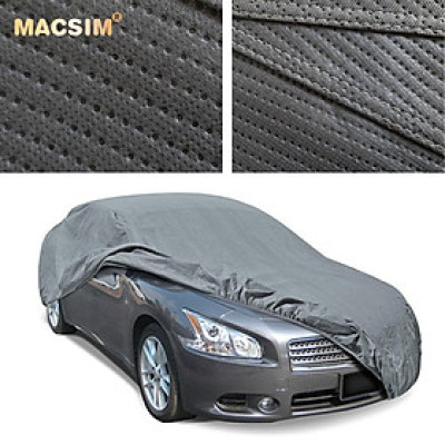 Bạt phủ ô tô chất liệu vải không dệt 4 lớp cao cấp MACSIM cho LEXUS RX màu ghi (dùng trong nhà và ngoài trời)