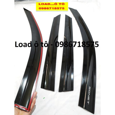 Vè Che Mưa Đen KIA SONET 2022-23 Mẫu Vè Đen Thái Dày Loại 1 Cao Cấp