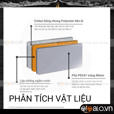 Bạt phủ ô tô dành cho xe Hyundai Accent 3 lớp cao cấp