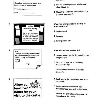 Cambridge Preliminary English Test 6 Student