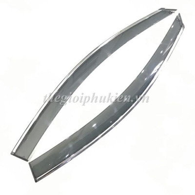 Bộ vè che mưa Peugeot 3008 chỉ mạ Crom cao cấp