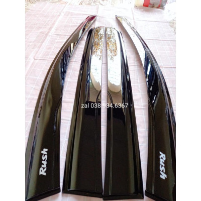 Vè che mưa Rush 2018-2022 chỉ mạ inox sáng bóng chất liệu dày và bền, có vi deo rivew sản phẩm