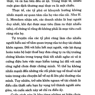 Bí Quyết Trở Thành Tỷ Phú- 