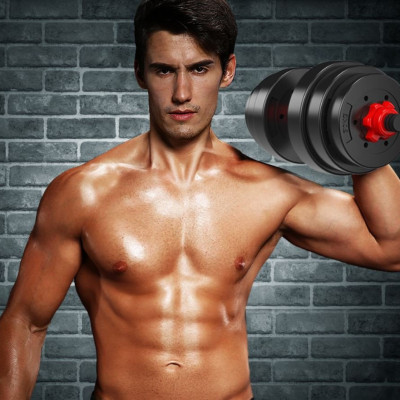 Tạ Tập Tay 10kg - Bộ Tạ Tay Đa Năng Điều Chỉnh Cân Nặng - Bộ Tạ Tập Gym Tại Nhà - Kết Hợp Tạ Tay, Tạ Đẩy, Tạ Đòn - Phân loại (10kg) - Hàng Chính Hãng