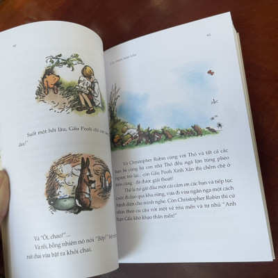 GẤU POOH XINH XẮN – IN MÀU TOÀN BỘ – NHÃ NAM –