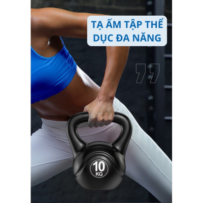 Tạ Ấm,Tạ Bình Vôi 8kg ( Chất Liệu Vỏ Nhựa PE Bọc Bê Tông) Giá Thành Rẻ, Hàng Chất Lượng