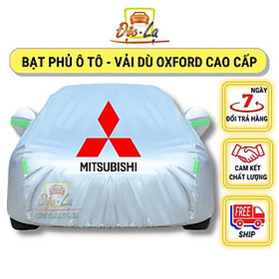 Bạt Phủ Ô Tô Vải Dù Mitsubishi Mirage, Xpander, Attrage, Pajero, Trition, Outlander chống nóng, chống nước