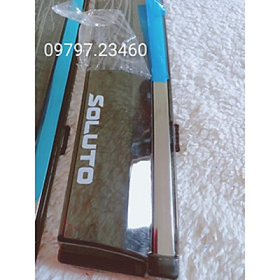 Vè che mưa Kia Soluto 2018-2022 chỉ mạ crom cao cấp, chất liệu dày, có vi deo rivew sản phẩm