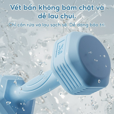 Bộ 2 tạ tay Thái Lan 1kg cao cấp Model Q304 - Q314 tập Gym tại nhà (hàng nhập khẩu)