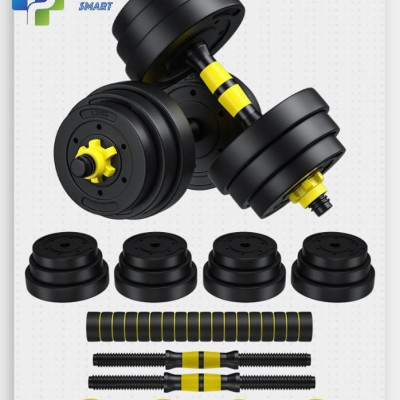 BỘ Tạ Tay + Đòn Tạ Đẩy kết hợp (2 in 1) 20kg,30kg,40kg bộ sản phẩm mẫu mới nhất(KHÁCH CHỌN CÂN NẶNG)