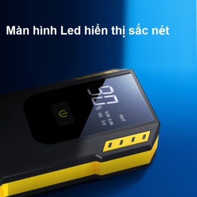HÀNG CHÍNH HÃNG - Bộ kích n.ổ ô tô, kiêm pin sạc dự phòng Goodyear GY-5358, 20000mAh
