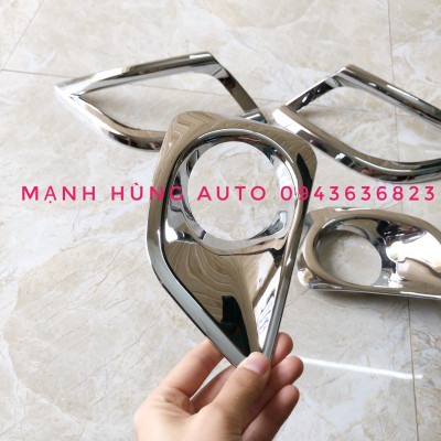 ỐP CHÓA ĐÈN TRƯỚC, SAU VIOS 2015-2016-2017-2018 MẠ CROM