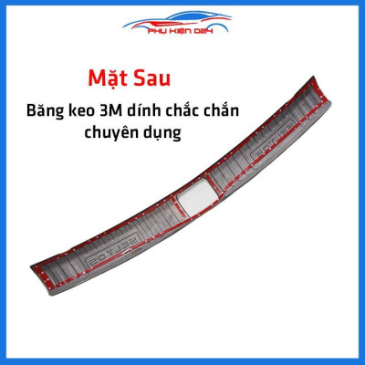 Ốp chống trầy cốp Seltos 2020-2021-2022 thép không gỉ vân Cacbon bảo vệ xe chống va đập
