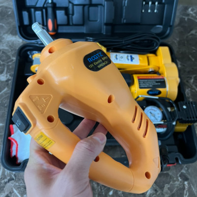 Bộ nâng kích gầm điện, kiêm máy bơm lốp và máy siết ốc ô tô đa năng 3 trong 1 ROGTZ TY-EJ06 Tải Trọng: 2000Kg (2 Tấn) - HÀNG NHẬP KHẨU