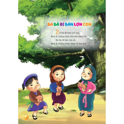 Sách - Tuyển Tập Ca Dao Đồng Dao Cho Bé Học Nói, Tập Đọc-mk