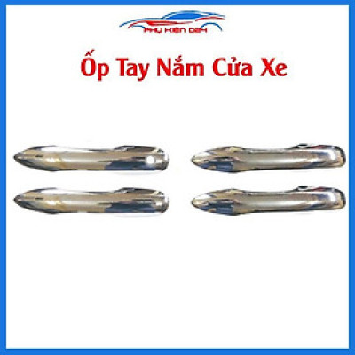 Ốp tay hõm Corolla Cross 2020-2021-2022 vân cacbon, mạ crom chống trầy bảo vệ cửa xe ô tô