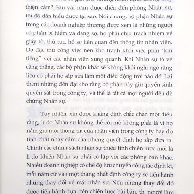 Tầm Nhìn Chiến Lược Nhân Sự