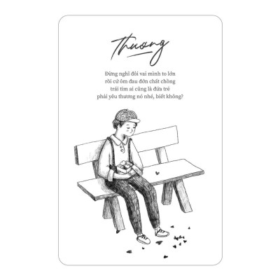 Tập thơ - Thương - Sách chữ ( tặng kèm bookmark Sáng Tạo )