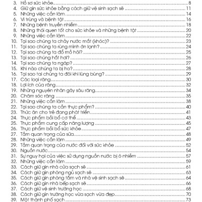 Kiến Thức Và Kỹ Năng Dành Cho Học Sinh - Giữ Gìn Vệ Sinh 