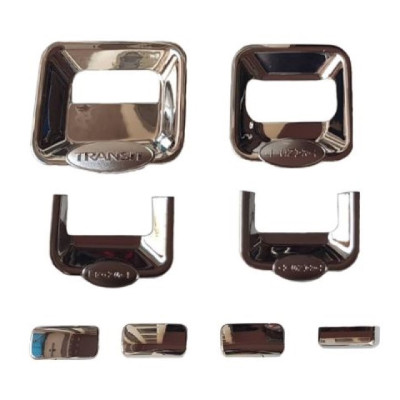 BỘ ỐP TAY HÕM CỬA MẠ CROM DÀNH CHO XE FORD TRANSIT 2014-2018