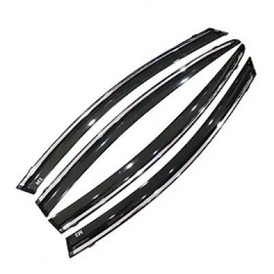 Bộ vè che mưa Mazda 3 2020 chỉ mạ Crom cao cấp