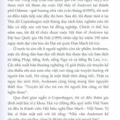 Đại Văn Hào H. C. Andersen Và Sức Lan Toả Trong Văn Học - Nghệ Thuật Việt Nam