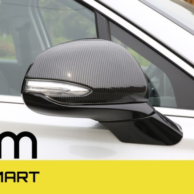 Ốp Gương Vân Carbon Dành Cho Xe Hyundai SantaFe 2019 - 2021