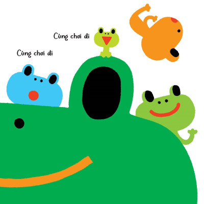 Sách - Ộp oạp, ộp oạp! Màu xanh - Mình cùng vui chơi nhé!