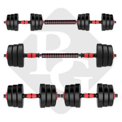 Tạ đôi, Tạ tay + Tạ Đẩy kết hợp (2 in 1) 40kg tập tay đẩy kết hợp, tạ nam nữ tập gym ( hàng nhập khẩu）