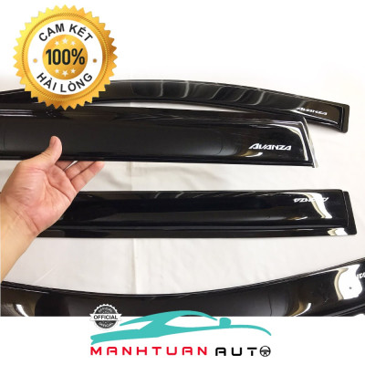 Vè Che Mưa Xe Toyota Avanza 2018-2022, Nhựa đen Thái hàng cao cấp