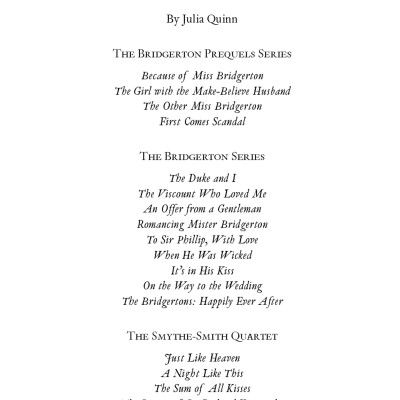 Bridgerton 8: On The Way To The Wedding