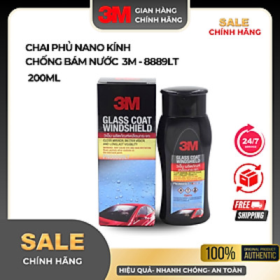 Dung dịch chống bám nước kính xe 3M Glass Coat Windshield 3M 08889 LT 200ml
